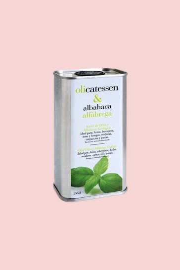 Olio di oliva biologico al basilico Olicatessen 250 ml