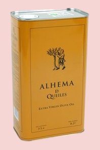 Olio extravergine di oliva biologico Alhema de Queiles arbequina 3 litri