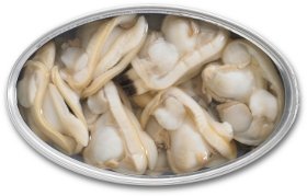Contenuto della scatola di vongole