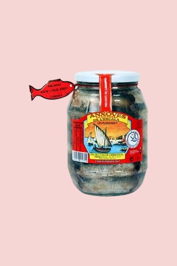 Acciughe sotto sale di l'Escala Callol Serrats 1450 gr - 35/40 u.