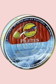 Filetti di acciuga del Cantabrico all'olio di oliva Hoya 500 gr
