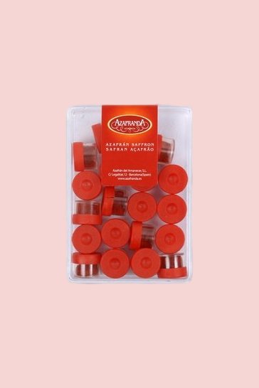 Zafferano puro in polvere Azafranda Amanecer, 20 capsule da 0,250 gr ognuna