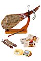Confezione regalo di Natale con prosciutto spagnolo jamon serrano Javalambre