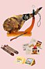 Confezione regalo di Natale con spalla di jamon iberico Cerredo