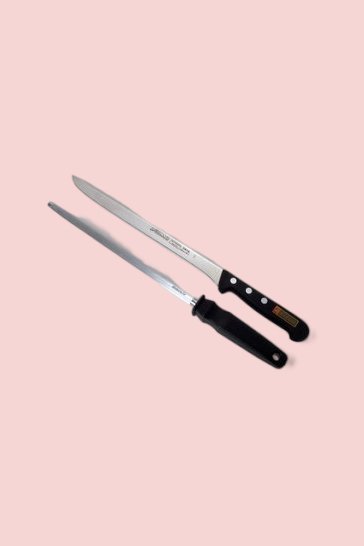 Set coltello da prosciutto spagnolo “jamon serrano” ed acciaino Arcos Universal