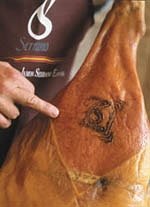 Prosciutto con taglio a V