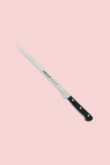 Coltello da prosciutto spagnolo “jamon serrano” in acciaio inossidabile Arcos Opera