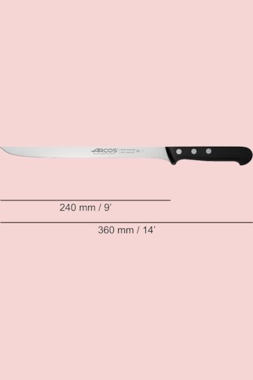 Coltello da prosciutto spagnolo “jamon serrano” in acciaio inossidabile Arcos Universal