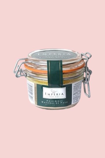 Blocco di foie gras d'anatra con pezzi Imperia 130 gr
