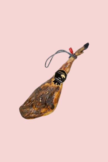 Prosciutto spagnolo jamon iberico di bellota García Moreno, pata negra