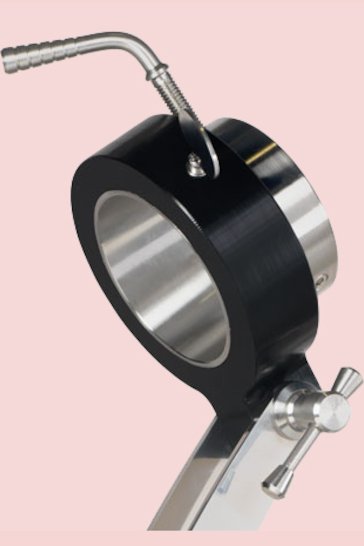 Porta prosciutto regolabile in polietilene Buarfe Elite Plus Inox