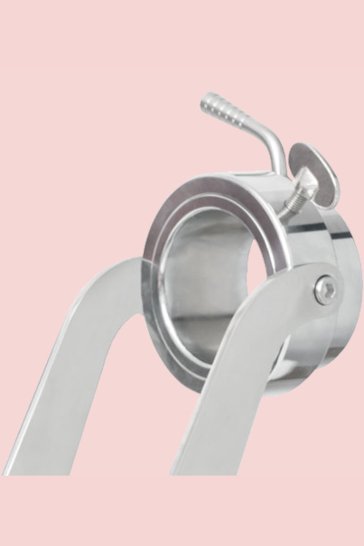 Porta prosciutto girevole in polietilene Buarfe Iberico Inox PE-500