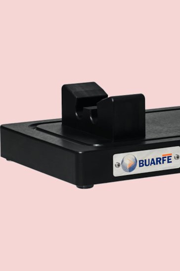 Porta prosciutto girevole in polietilene Buarfe Iberico Inox PE-500