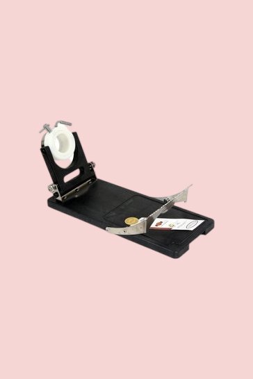 Porta prosciutto girevole e pieghevole Jamotec JP Luxe (in acciaio e plastica)
