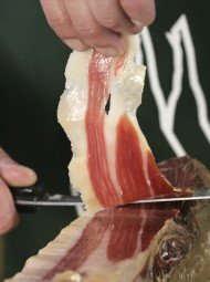 Fetta di prosciutto Dehesa de Extremadura