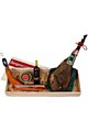 Confezione regalo di Natale con prosciutto spagnolo jamon iberico Huelva (ref. 09J02)
