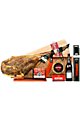 Confezione regalo di Natale con prosciutto spagnolo jamon iberico 5J Cinco Jotas (ref. 10J05)