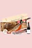 Confezione regalo di Natale con prosciutto spagnolo jamon iberico Mencía (ref. 11J08)