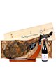 Confezione regalo di Natale con spalla di jamon iberico Bierzo (ref. 11P01)