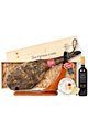 Confezione regalo di Natale con spalla di jamon iberico Pastor (ref. 11P03)
