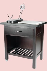 Tavolo porta-prosciutto per affettare jamon iberico spagnolo Buarfe