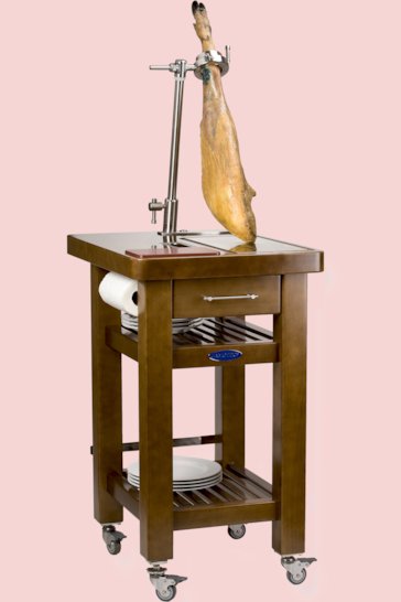 Tavolo porta-prosciutto per affettare jamon iberico spagnolo Jamotec Elite