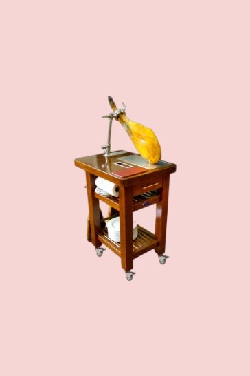 Tavolo porta-prosciutto per affettare jamon iberico spagnolo Jamotec Elite