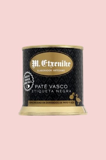 Paté basco artigianale d'anatra M. Etxenike Etiqueta Negra 200 gr