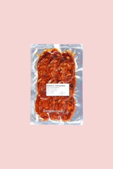Chorizo Iberico di Bellota d'Estremadura a fette