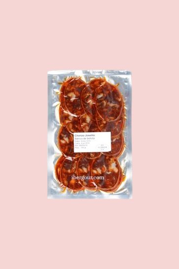 Chorizo Joselito iberico di bellota a fette