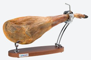 Prosciutto collocato nella morsa Buarfe Jabugo