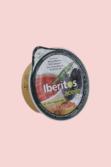 Pomodoro ed olio di oliva Iberitos, porzioni individuali da 25 gr