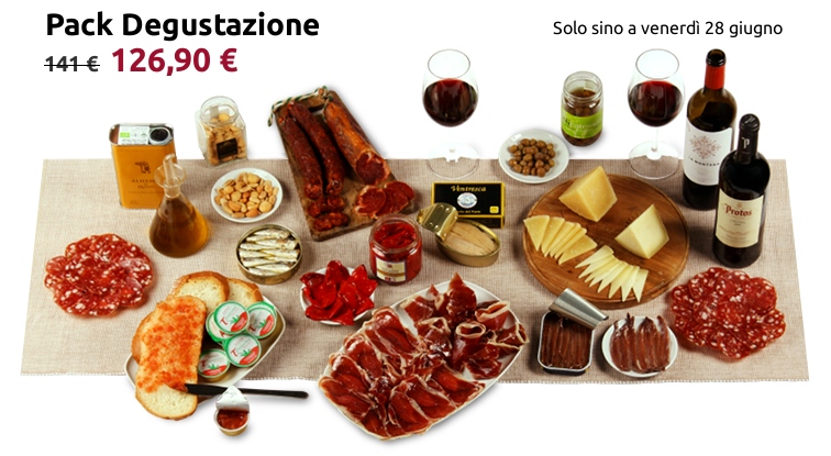 Pack degustazione prodotti spagnoli per 5-6 persone